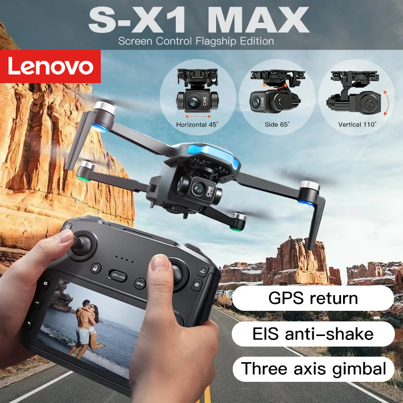 Drone Gimbal 3 Axis - Lenovo GPS S-X1 Drone Three-axis gimbal