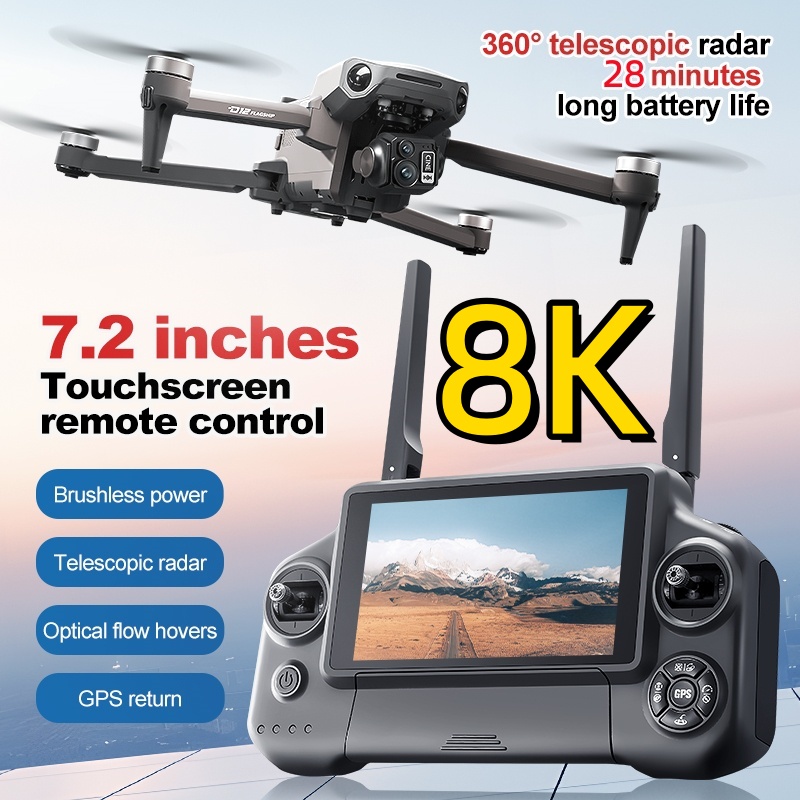 8K 3 Axis Gimbal Brushless 7.2 - Drone Gimbal Brushless avis et prix