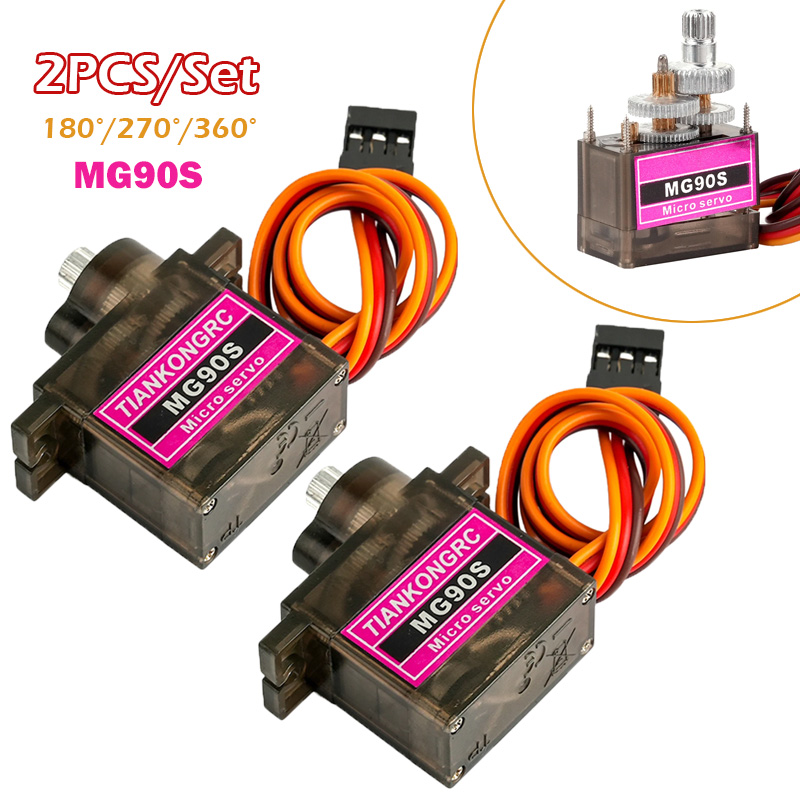 2PCS MG90S Full Metal Gear Mic - Drone Gimbal Controller avis et prix