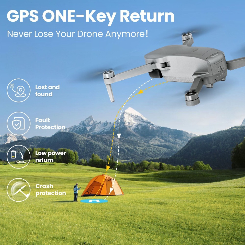 Global MiniX Drone! 4K UHD & a - Drone Gimbal Mount avis et prix