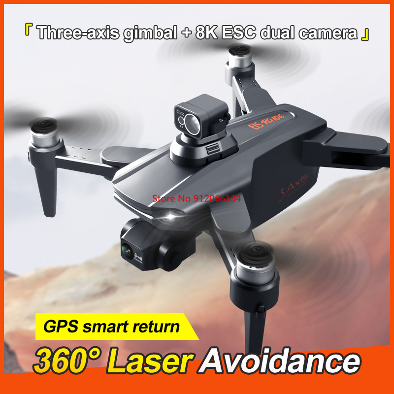 8K ESC Camera GPS Obstacle Avo - Drone Gimbal Brushless avis et prix