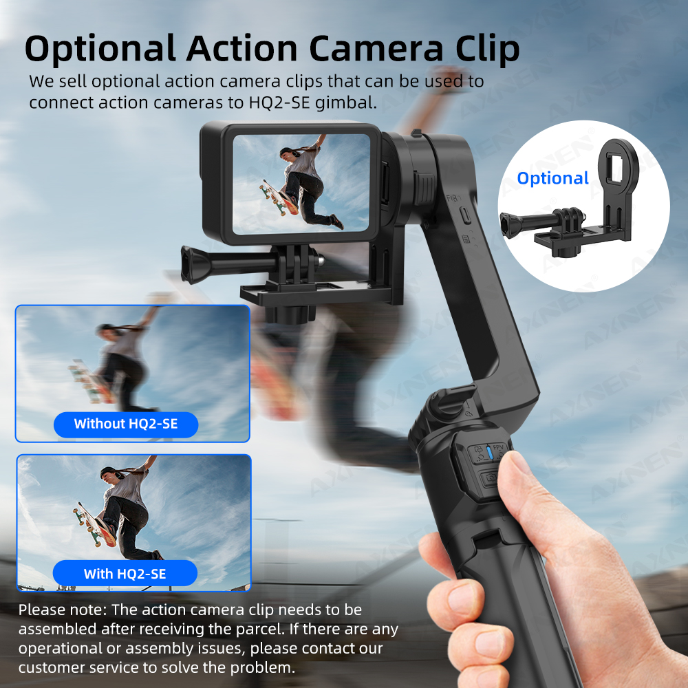 AXNEN HQ2-SE Mobile Phone Stab - Drone Gimbal For Gopro avis et prix