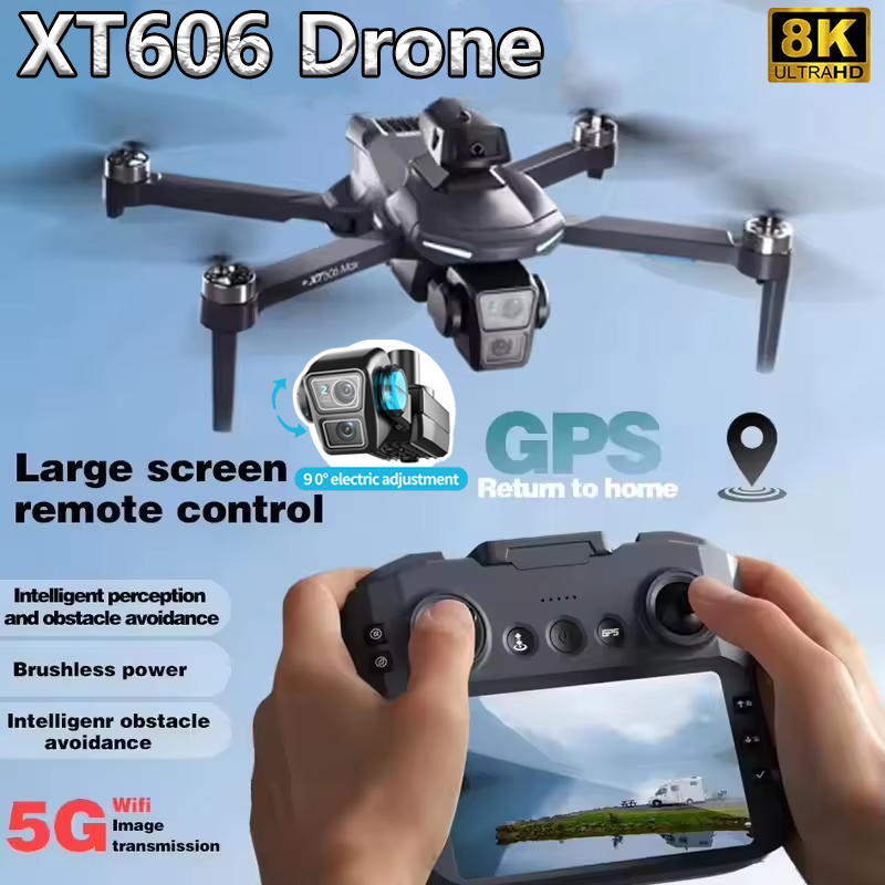 XT606 MAX GPS NEW Drone 8k Pro - Drone Gimbal Mount avis et prix