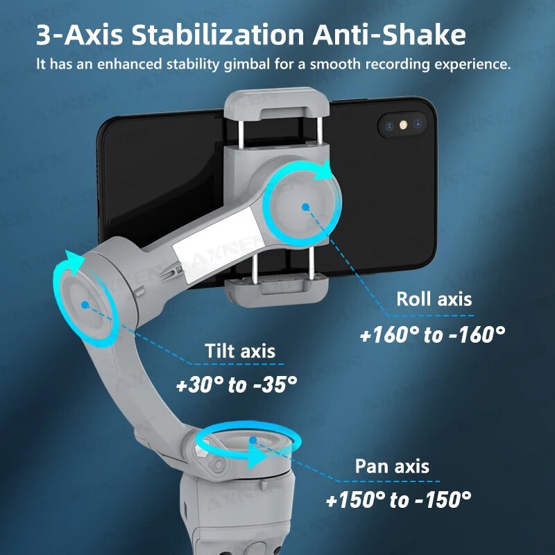 HQ6 3-Axis Gimbal Handheld Sta - Drone Gimbal For Gopro avis et prix