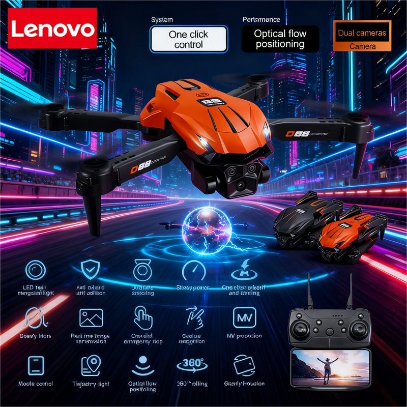 Lenovo D88 Drone 8K Aerial HD  - Drone Gimbal Mount avis et prix