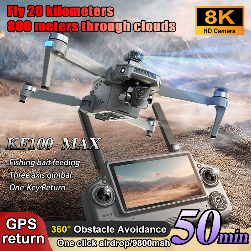 SJRC KF100 MAX 8K UHD Photo HD - Drone Gimbal Case avis et prix