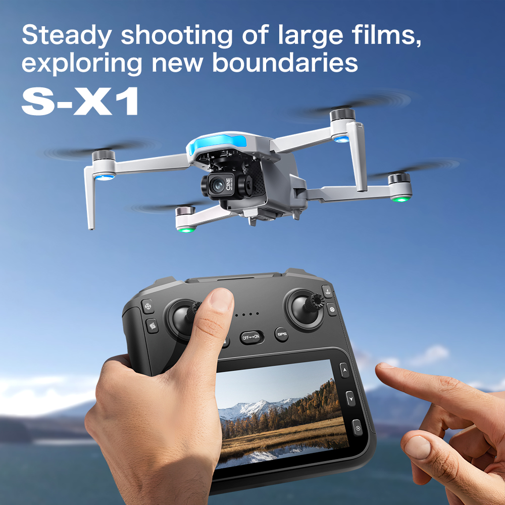 Lenovo S-X1 GPS Drone 8K HD pr - Drone Gimbal 3 Axis avis et prix