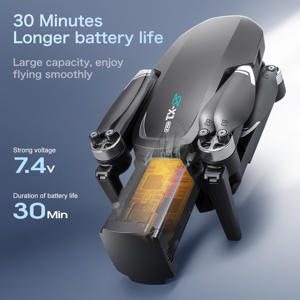Lenovo S-X1 GPS Drone 8K HD pr - Drone Gimbal 3 Axis avis et prix