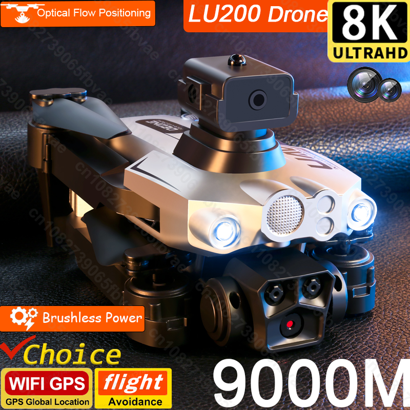 LU200 8K GPS Drone Triple Came - Drone Gimbal Mount avis et prix