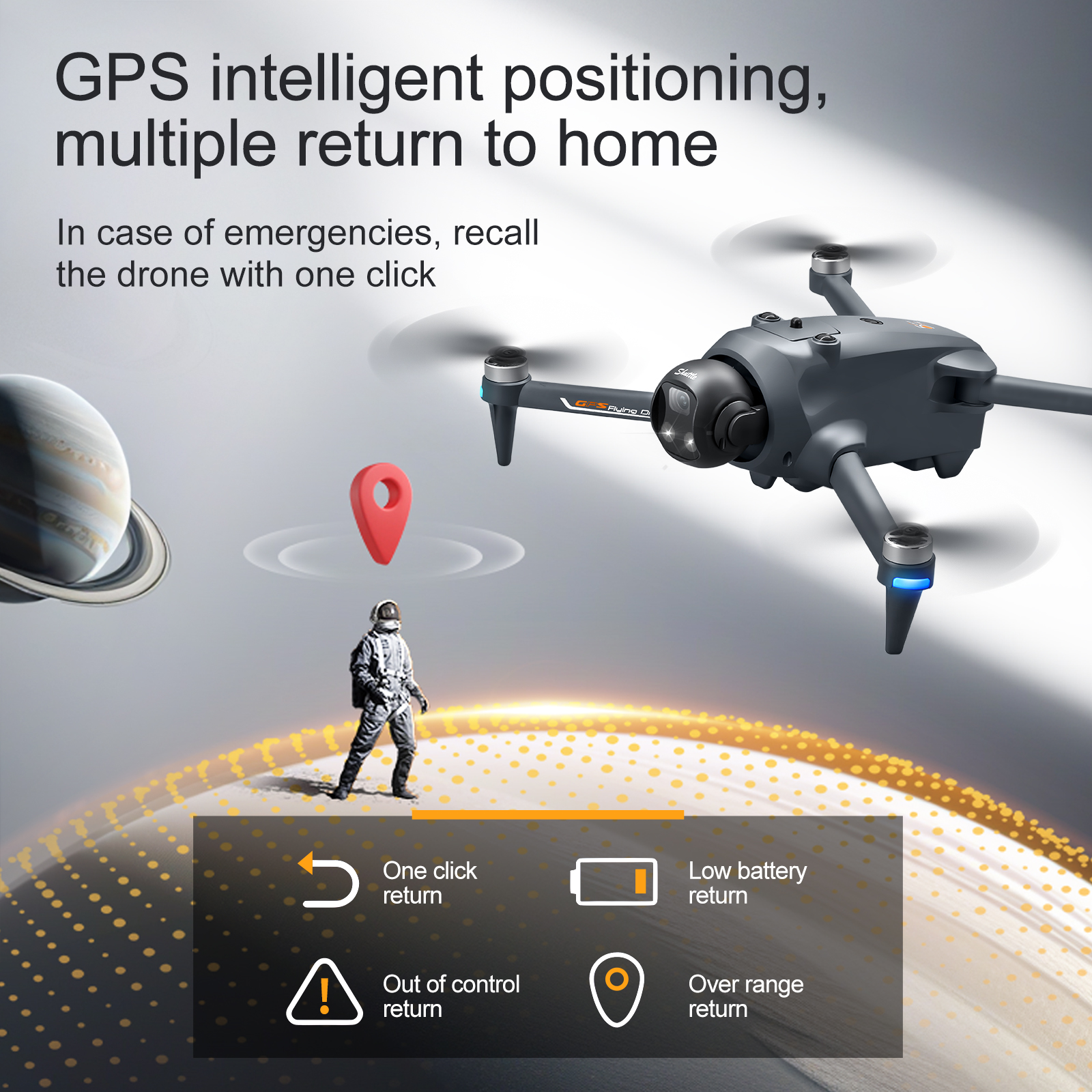 YL059 FPV GPS Quadcopter Drone - Drone Gimbal 2 Axis avis et prix
