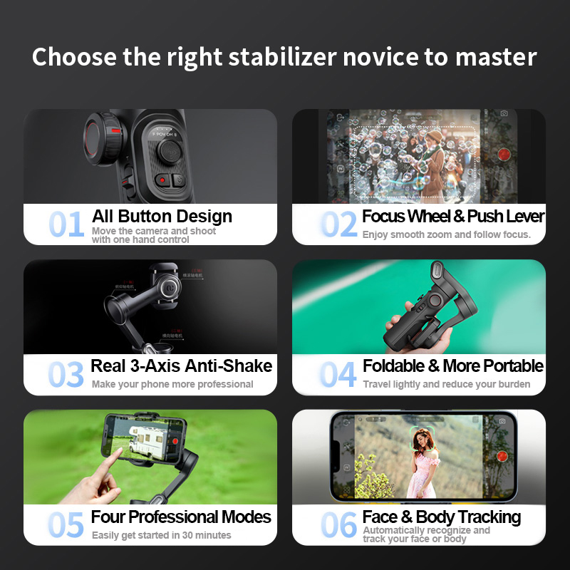 AOCHUAN 3-Axis Handheld Gimbal - Drone Gimbal For Gopro avis et prix