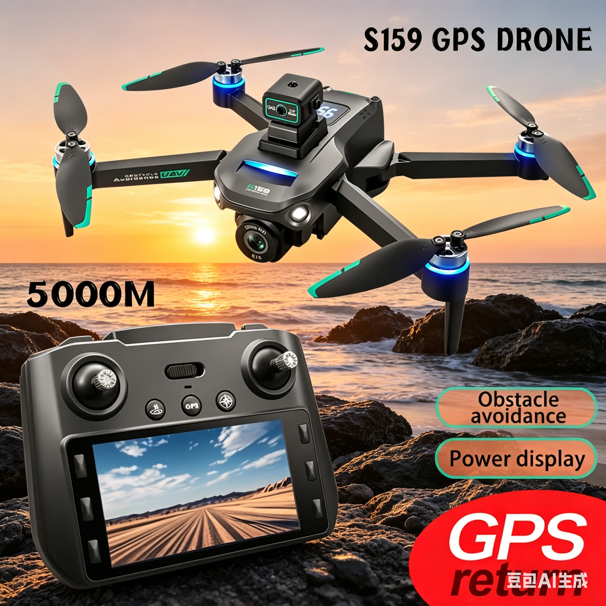 S159 GPS Drone 4K Profesional  - Drone Gimbal Brushless avis et prix