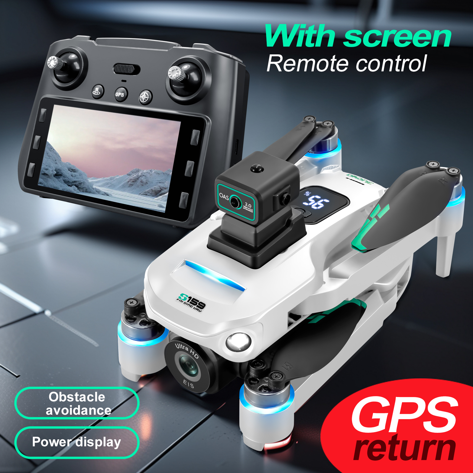S159 GPS Drone 4K Profesional  - Drone Gimbal Brushless avis et prix